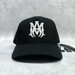 新品正規品 AMIRI MA LOGO トラッカーキャップ 刺繍ロゴ 平野紫耀