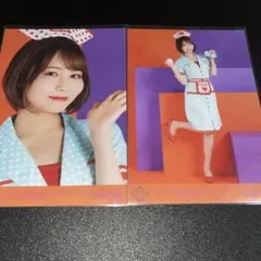 ＝LOVE イコラブ 大場花菜 生写真 ハロウィン2020 ヨリ ヒキ 2枚