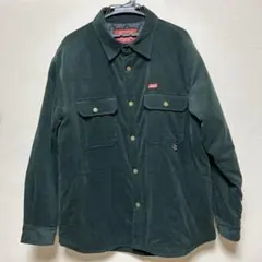 Coleman コーデュロイ シャツジャケット ダークグリーン