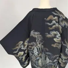 【ヴィンテージ】羽織 着物ジャケット 和洋折衷 和モダン シルク 豪華絢爛