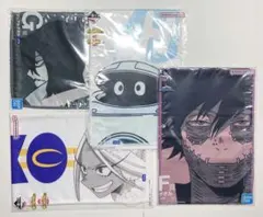 ヒロアカ 一番くじ ビジュアルタオル 荼毘 ウォッシュ 相澤消太 ミルコ セット