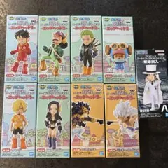 ワンピースワールドコレクタブルフィギュアエッグヘッド1&2&3 新章9点セット