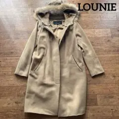 LOUNIE ベージュ ロングコート 38