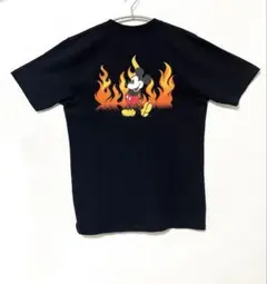 Disney ミッキーマウス　Tシャツ　ブラック　黒