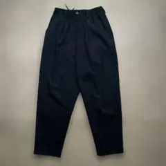 マルニ トロピカルウール スラックス ネイビー チェック柄入り 46