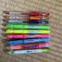 uni-ball & PILOT 蛍光ペンセット