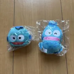 ハンギョドン ぬいぐるみバッジ キーホルダー カプセルトイ はぴだんぶい