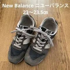 New Balance ネイビー×グレー スニーカーシューズ23㎝　23.5㎝
