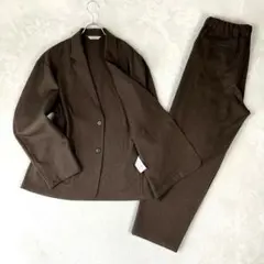 洗えるスーツ☆ジャーナルスタンダード セットアップ ストレッチ ブラウン M