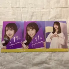 乃木坂46 佐藤楓　生写真　セミコンプ　11th anniversary