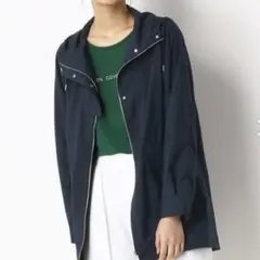 新品COMME CA アノラック風パーカコート　ネイビー　15号定価42900