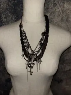 14th Addiction KMRii ハンドメイドレザーネックレス 14th Addiction Necklace This is a piece from their early
