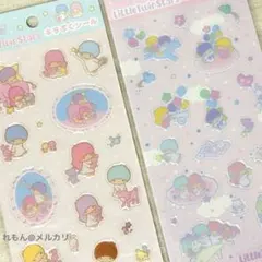 サンリオ リトルツインスターズ キキララ キラぷくシール SPINNS