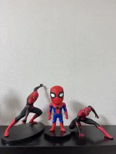 スパイダーマン フィギュア3点セット - メルカリ