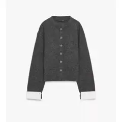 ZARA コンビニットカーディガン　M