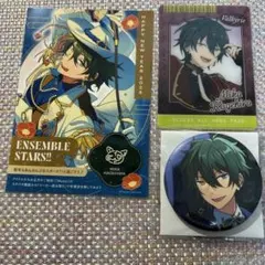 あんスタ　影片みか　缶バッジ　クリアカード　年賀状