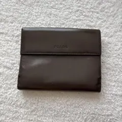 PRADA 財布　二つ折り　ブラウン