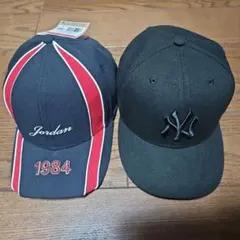 Jordan 1984キャップとヤンキースキャップセット