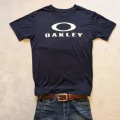 OAKLEY 00s Archive センターロゴTシャツ y2k 短丈 ブルー - メルカリ