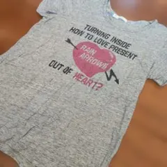 CIAO PANIC ロゴプリント 半袖Tシャツ グレー　フリーサイズのサムネイル