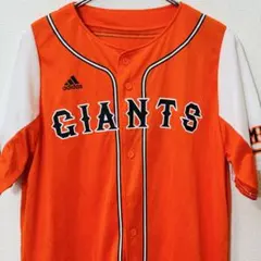 【ジャイアンツ】ユニフォーム Lサイズ オレンジ GIANTS adidas