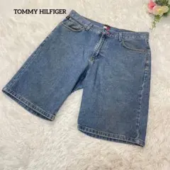 TOMMY JEANS　トミー　デニム　ハーフパンツ　コットン　L　2092