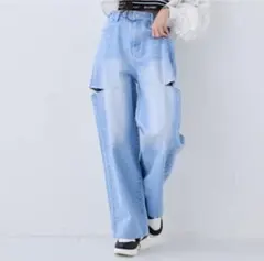 バイラビット☆ダメージルーズデニム