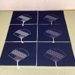 手作り　刺繍　ランチョンマット　6枚セット