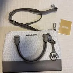 MICHAEL KORS ショルダーバッグ ハンドバッグ ホワイト/グレー