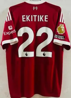 【新品同様】リバプール 22 番 EKITIKE ホームユニフォーム Lサイズ