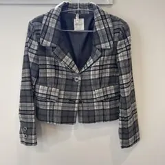 REDYAZEL チェック柄　ショートジャケット S