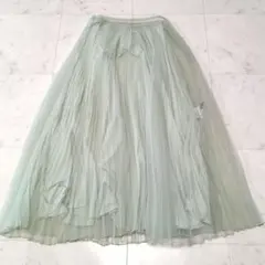 Stunning Lure シアー プリーツ ロングスカート 0のサムネイル