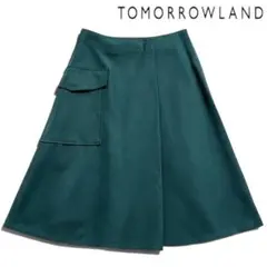 美品♡ トゥモローランド サイドポケット お洒落♡ ウール100% スカート