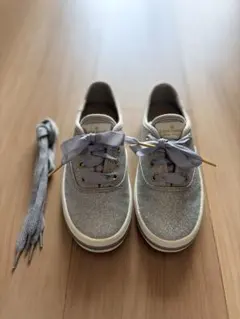 ケイトスペード　Keds シルバー グリッター スニーカー　18cm