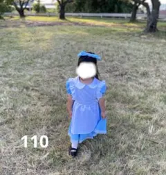 不思議の国のアリス風　子供用コスプレ　ハロウィン衣装　110