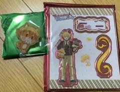 鬼滅の刃　バレンタイン　アクリルスタンド　アニマルクッキーバッジ　我妻善逸