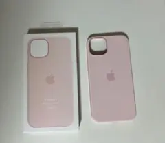 iPhone13純正シリコンケース　チョークピンクのサムネイル
