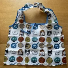 【新品未使用✴︎非売品】ダノンノベルティー　猫&フレンチデザインエコバッグ