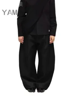 6CRAYON Black Baggy Denim Pants ジーンズ