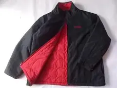 SPALDING 中綿ジャケット XL リバーシブル 黒×赤 スポルディング