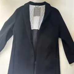 NANO UNIVERSE ブラック チェスターコート