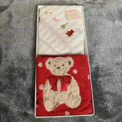 JILLSTUART 刺繍タオルとタオル巾着セット　クマ
