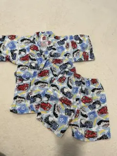 消防車・パトカー柄甚平 100cm