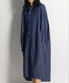 デニム ロングワンピース