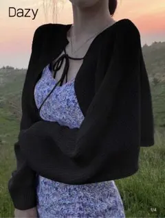 Dazy ブラックカーディガン