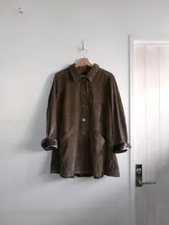 ブラウン コーデュロイジャケット　古着　ヴィンテージ　海外輸入