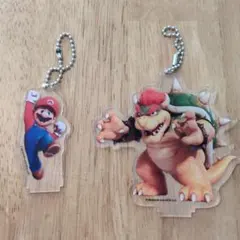 マリオ＆クッパ　アクリルキーホルダー
