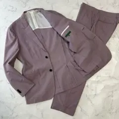 美品✨希少色　トゥモローランド×カノニコ　シルク　マイクロチェック　セットアップのサムネイル