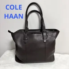 COLE HAAN ブラウン レザー　トートバッグ　A4 トライボロ　ビジネスのサムネイル