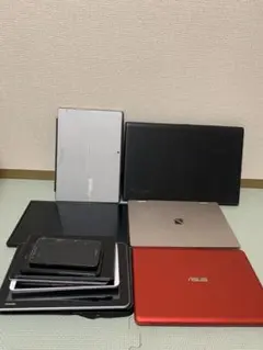 ジャンクノートPC スマートフォン13台セット
